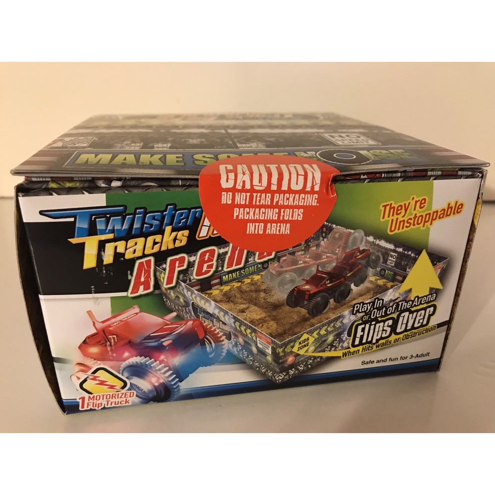 Mindscope Twister Tracks Trax LED Motorized Flip Trucks Arena NEW A36